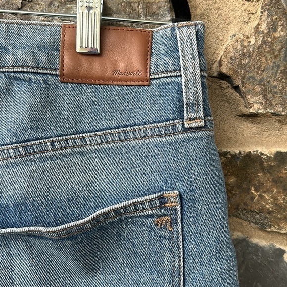 NWT MADEWELL The Plus High-Rise Slim Boyjean in Neal Wash: TENCEL Denim Size 32P - Picture 7 of 9